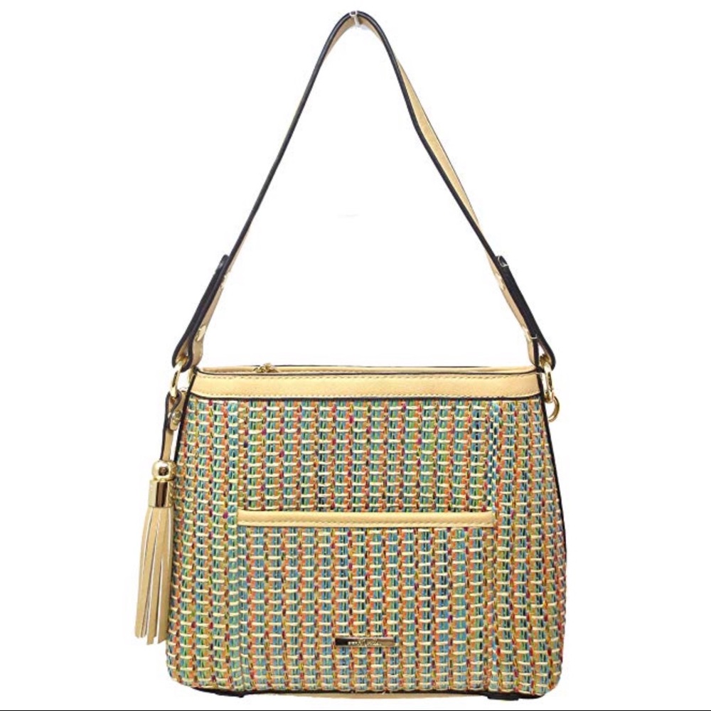 Simply Noelle Fiesta Woven Texture Purse